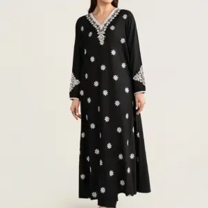 Home Embroidered Arabic Lawn Shirt
